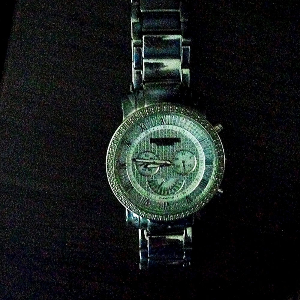 Men's watch,AKRIBOS XXIV GENUINE DIAMOND